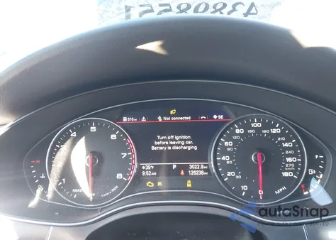 2016 Audi A7 3.0T Premium Plus from USA, damaged, VIN WAU2GAFC6GN146697